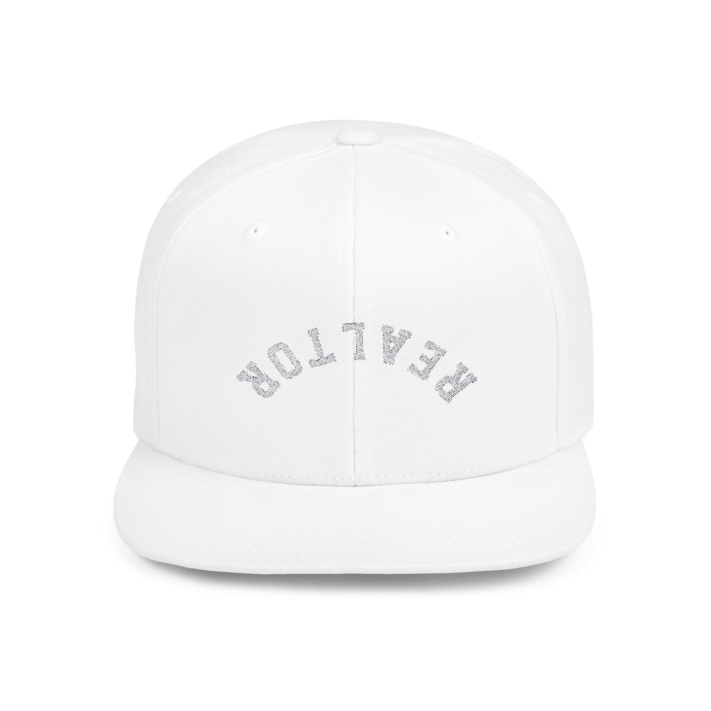 REALTOR White Flat Bill Snapback