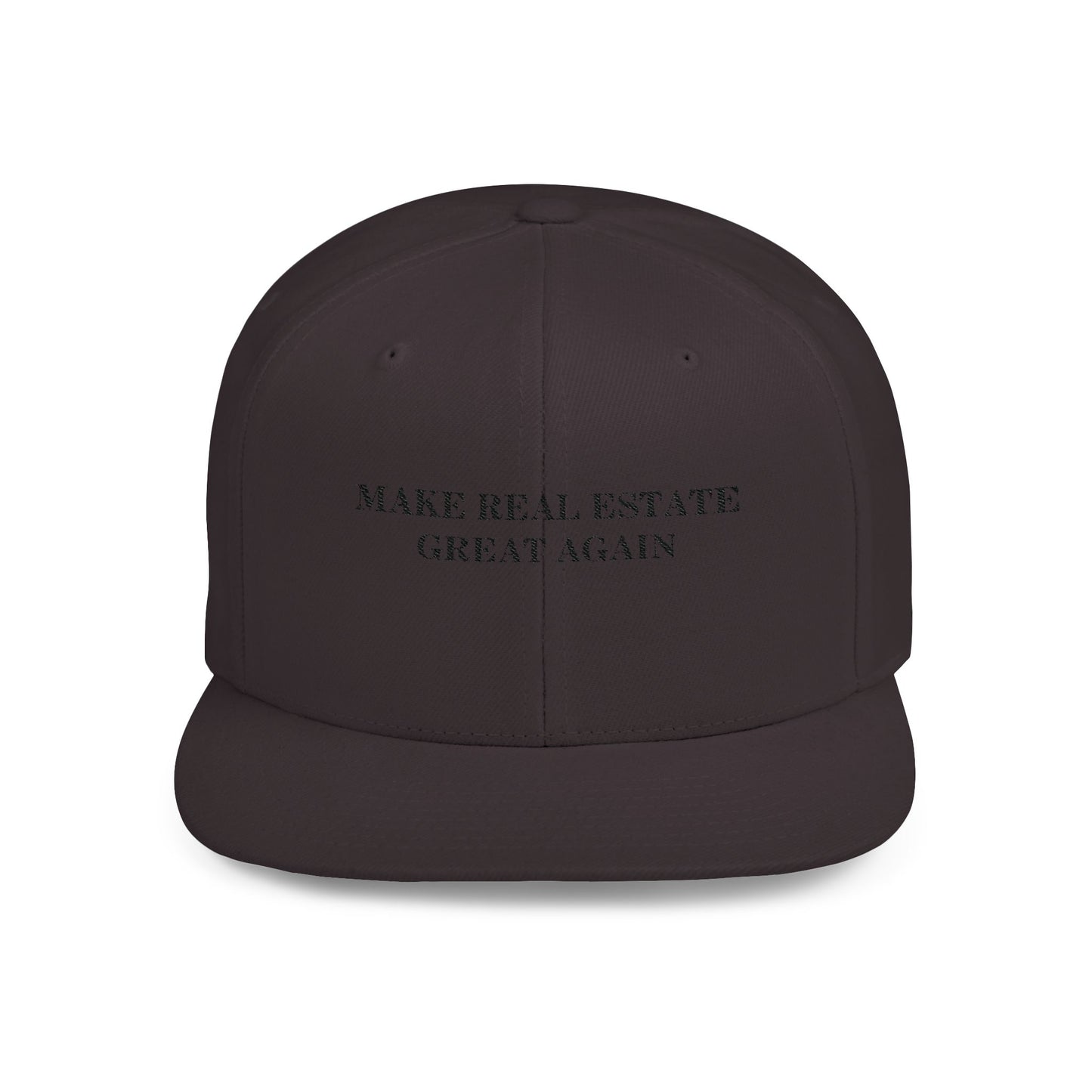Make Real Estate Great Again Flat Bill Snapback