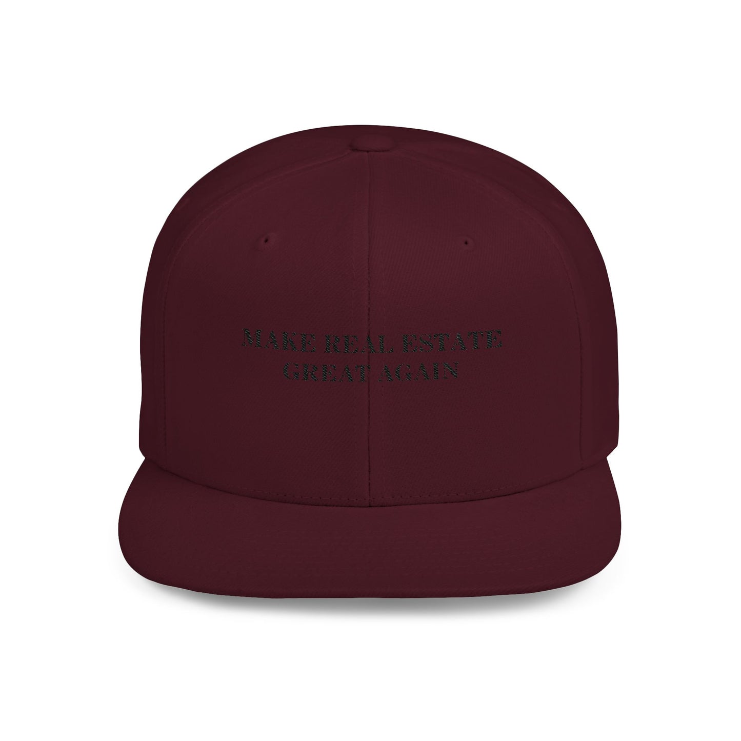 Make Real Estate Great Again Flat Bill Snapback