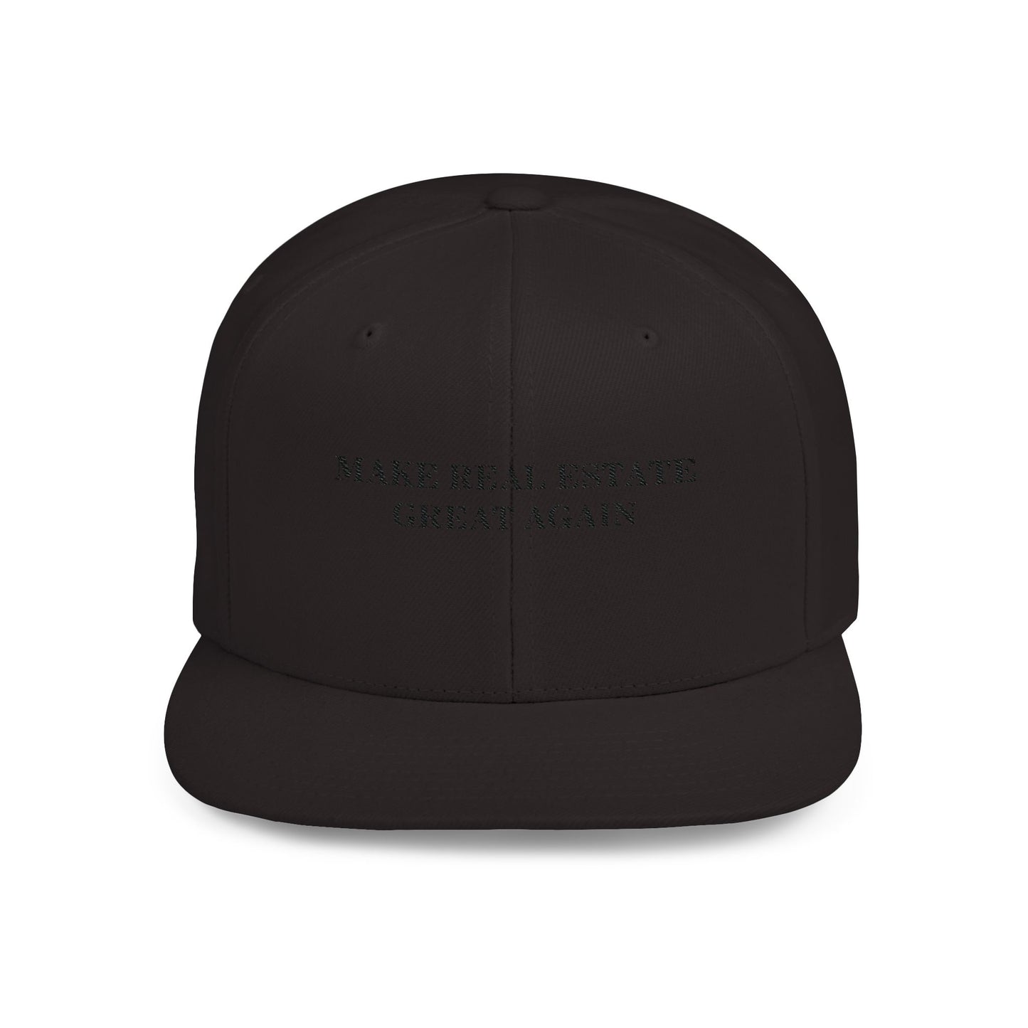 Make Real Estate Great Again Flat Bill Snapback