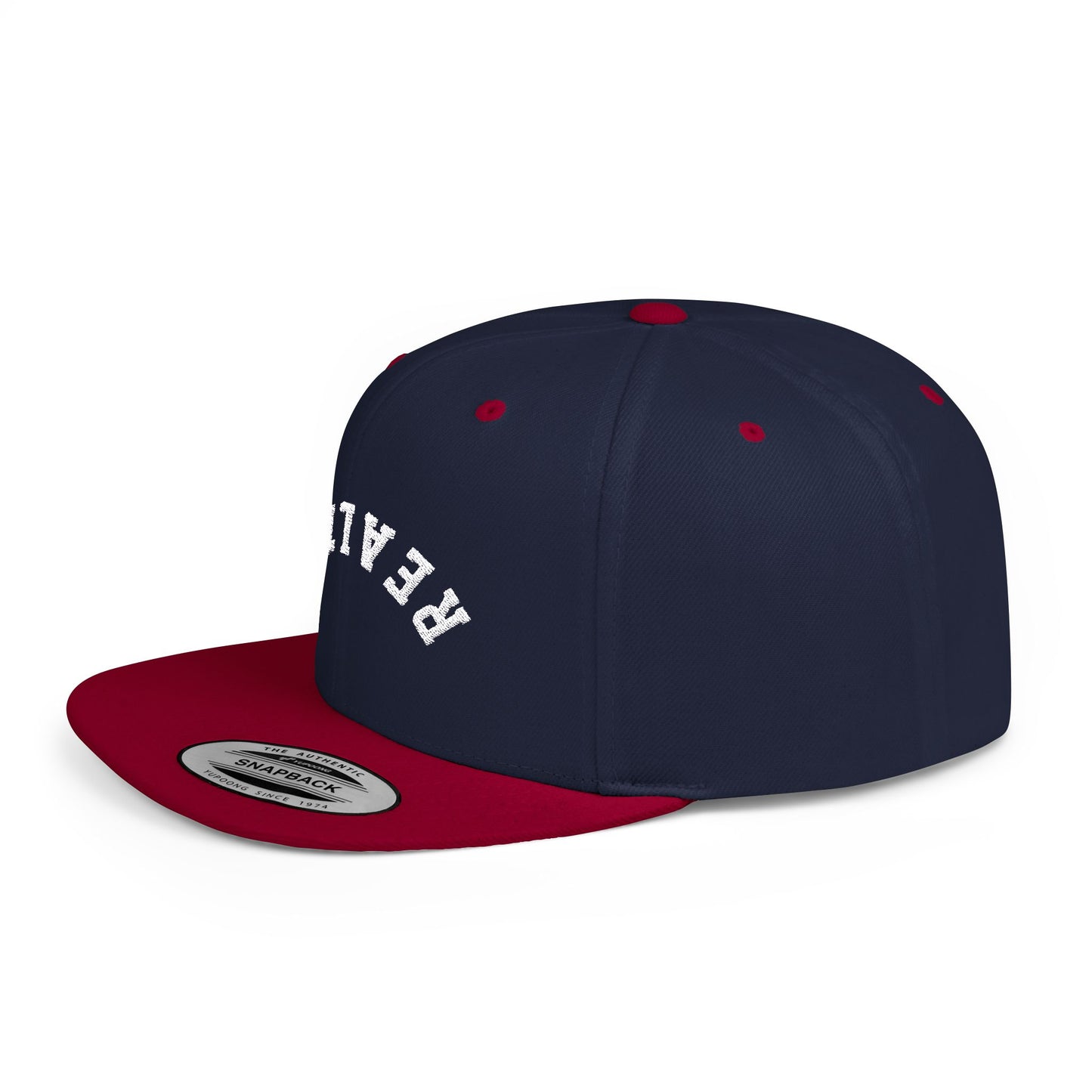 REALTOR White Flat Bill Snapback