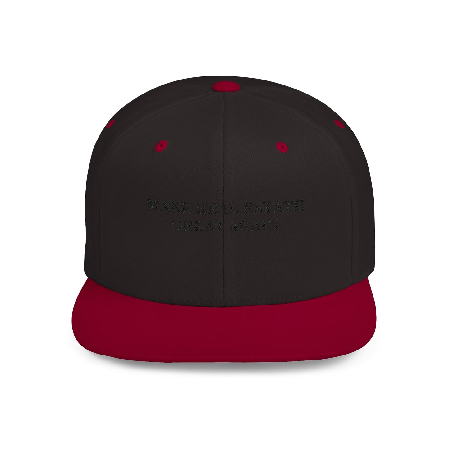 Make Real Estate Great Again Flat Bill Snapback