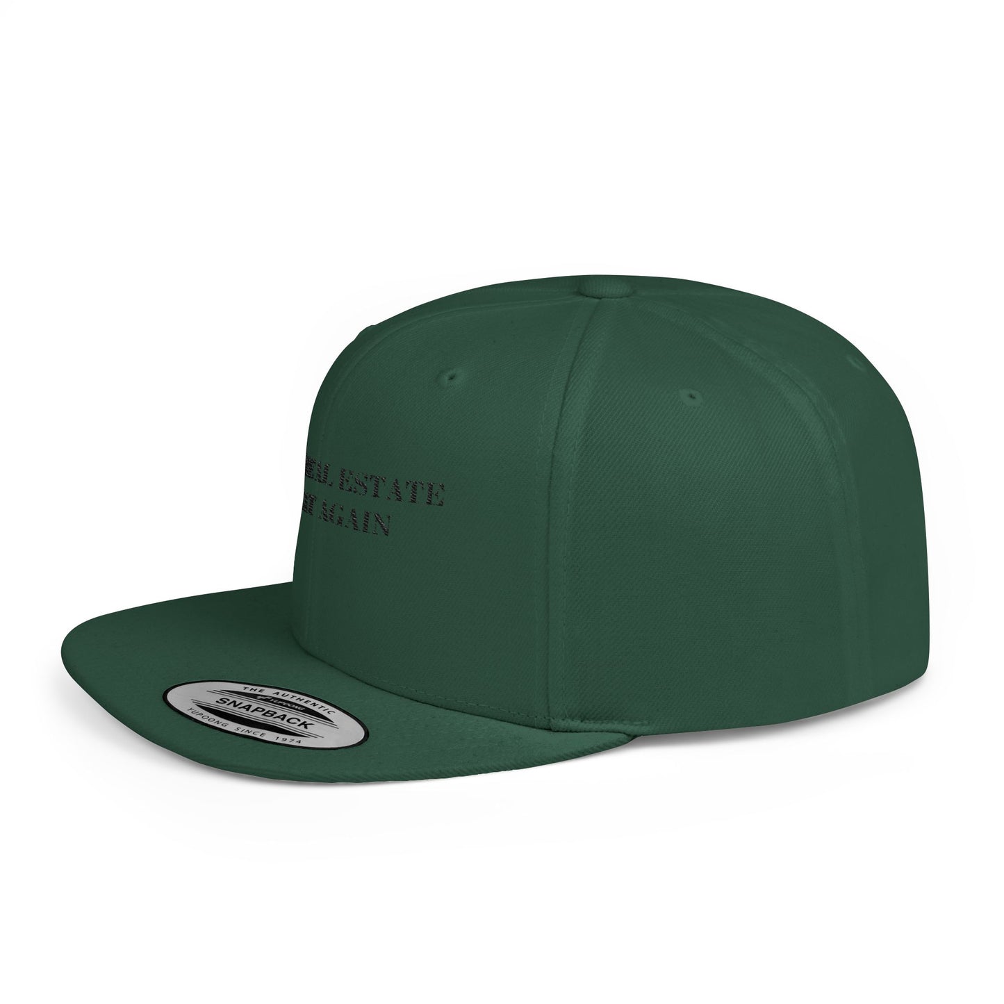 Make Real Estate Great Again Flat Bill Snapback