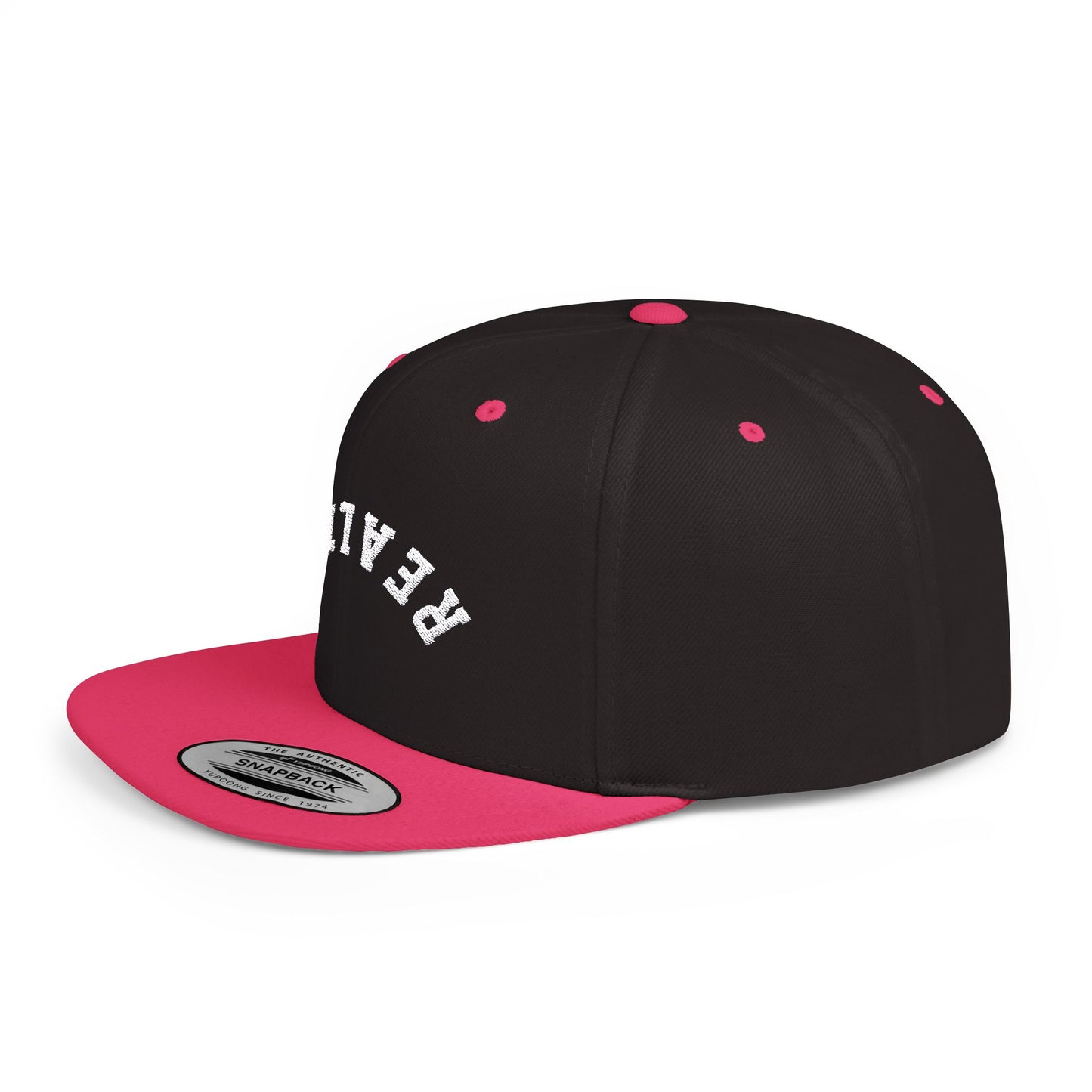 REALTOR White Flat Bill Snapback
