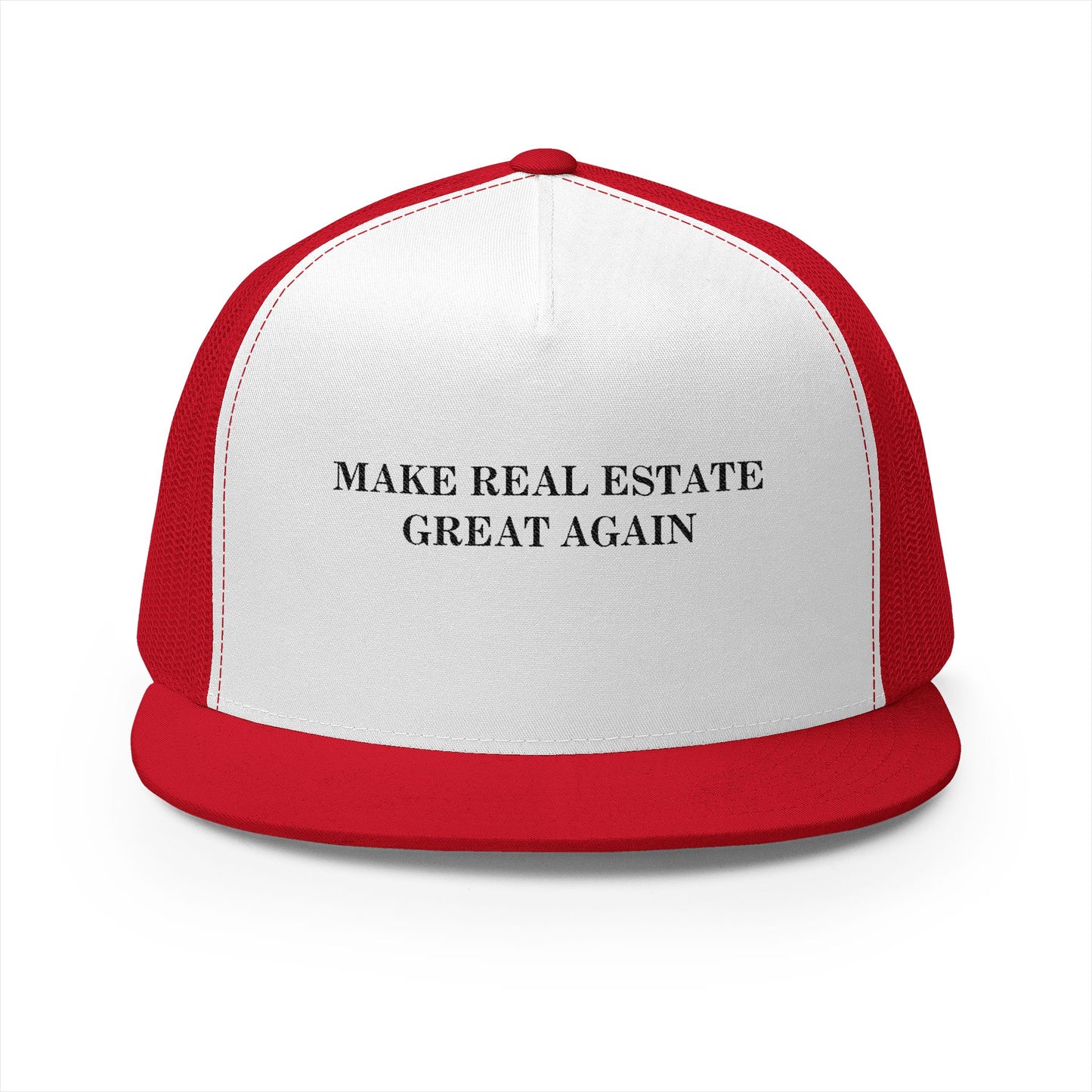 Make Real Estate Great Again - Embroidered 5 Panel Trucker