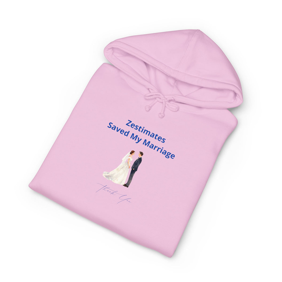 Hoodie printed with the Zestimates design