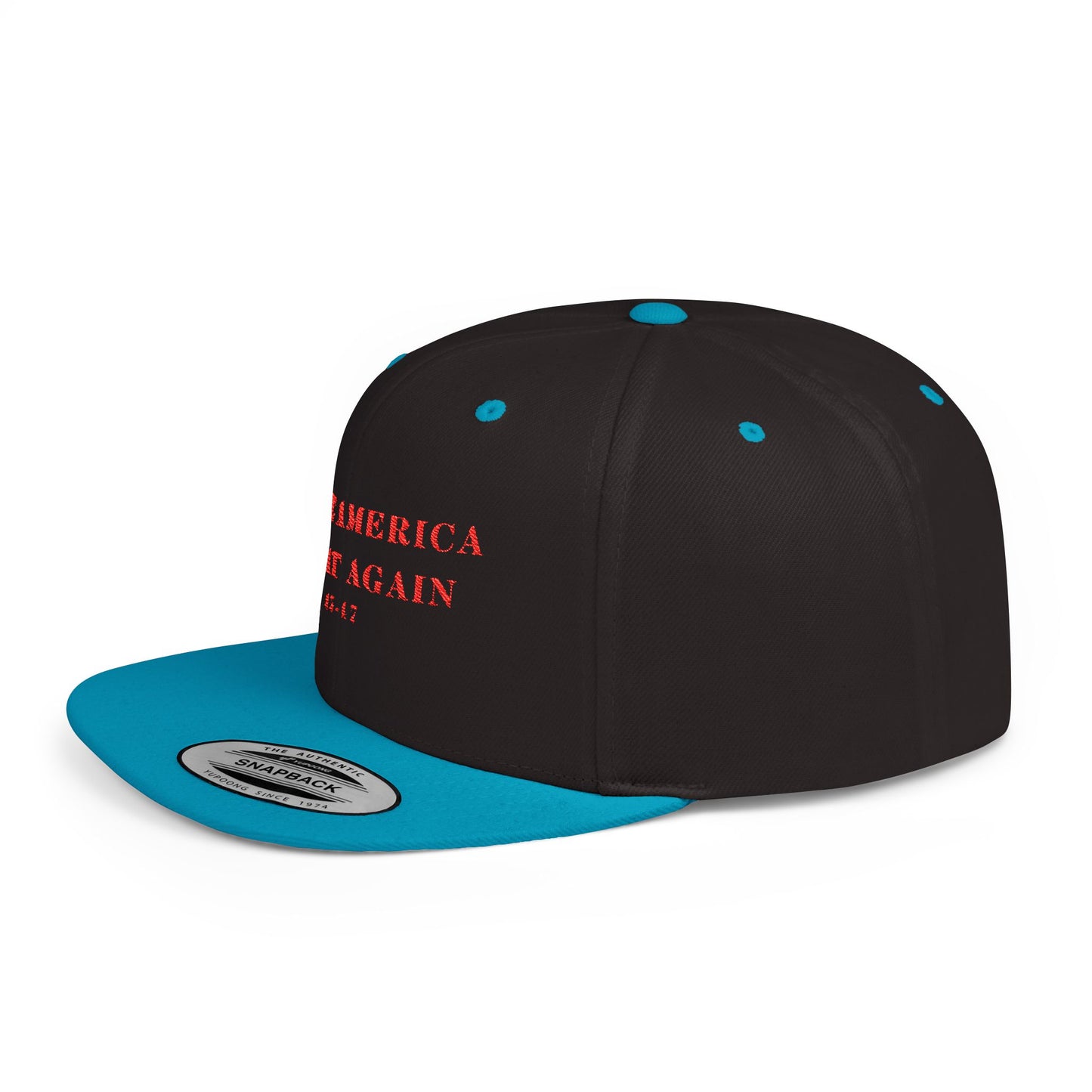 Make America Great Again 45-47 Flat Bill Snapback