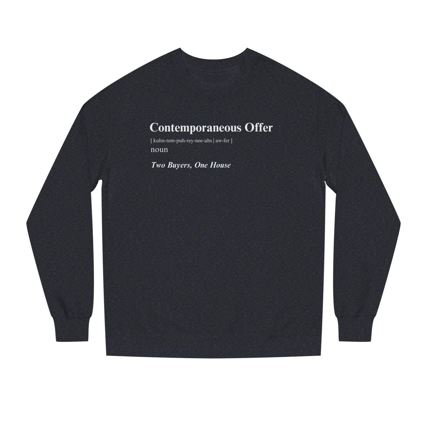 Contemporaneous Offer Dark — Crewneck