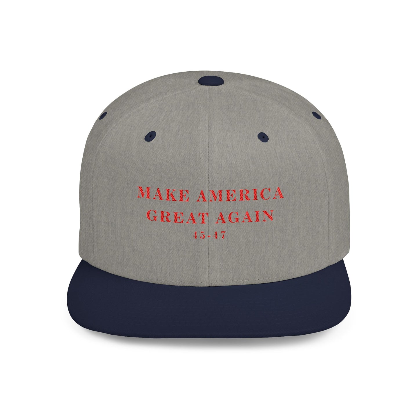 Make America Great Again 45-47 Flat Bill Snapback