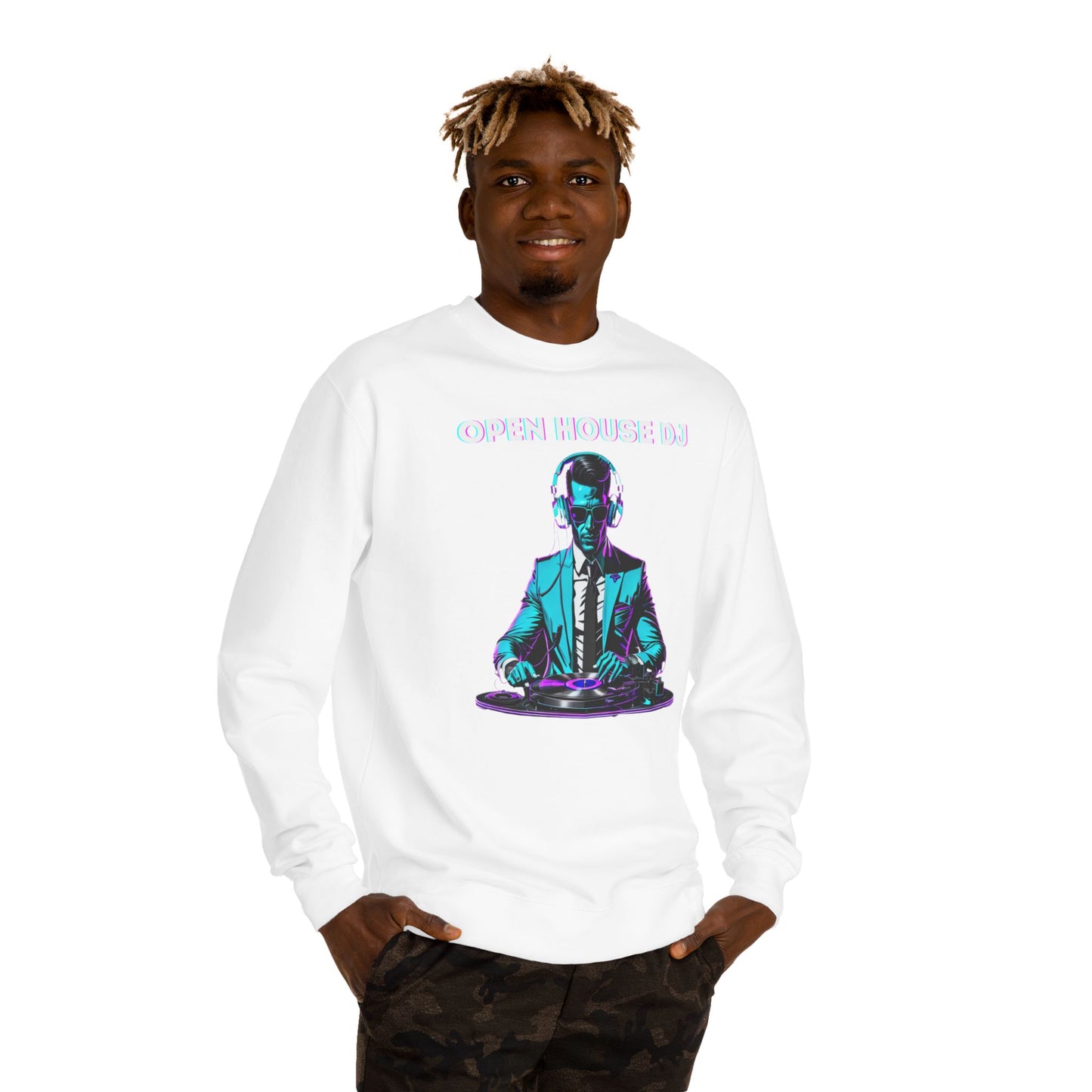 Open House DJ White — Crewneck