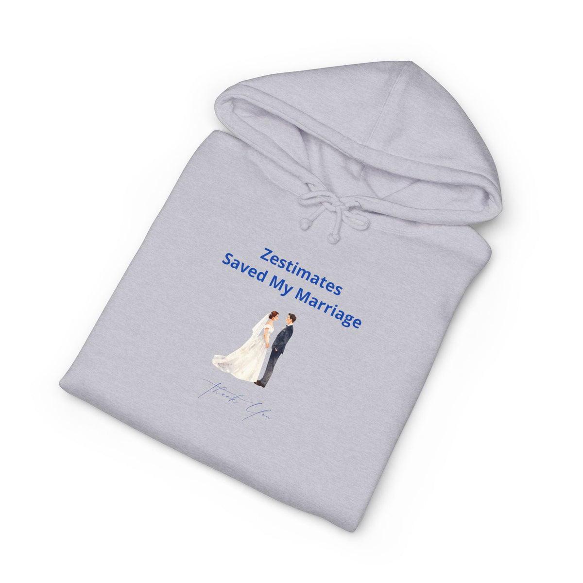 Hoodie printed with the Zestimates design