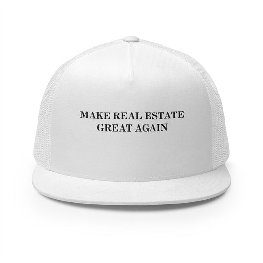 Make Real Estate Great Again - Embroidered 5 Panel Trucker
