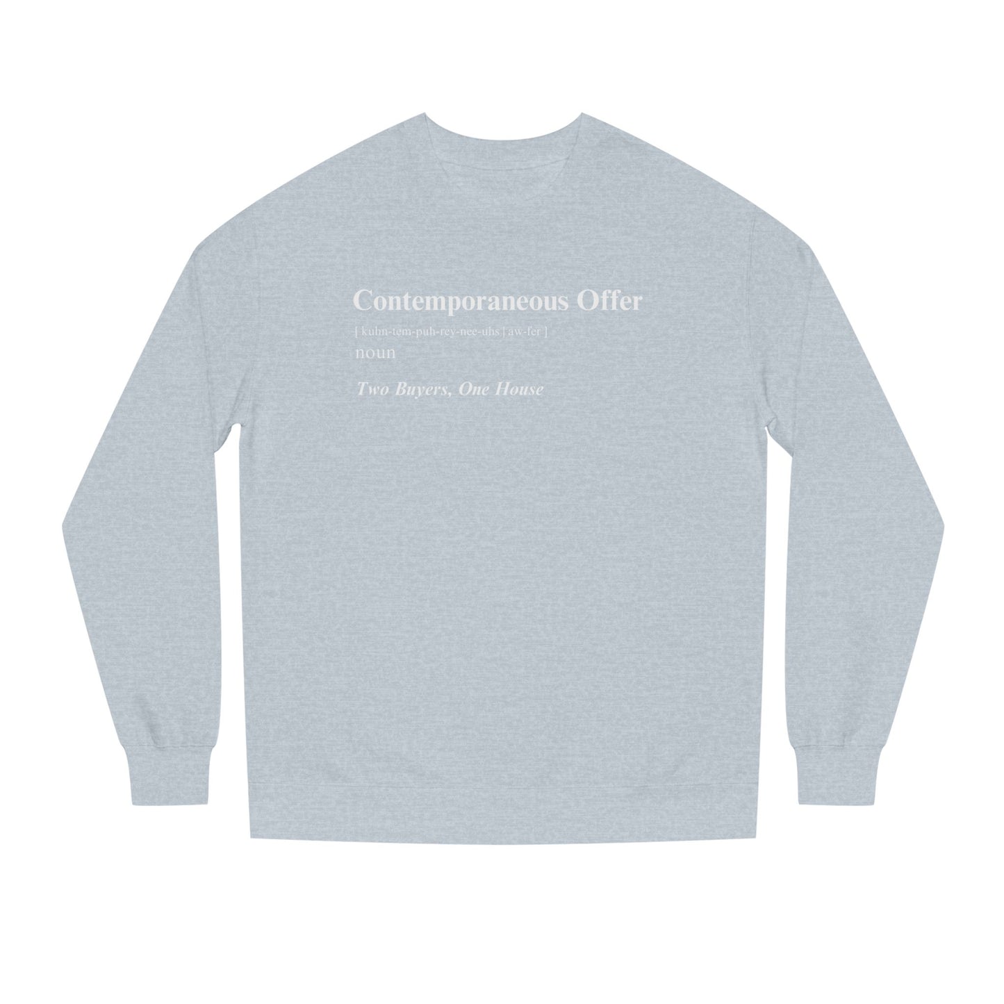 Contemporaneous Offer Dark — Crewneck