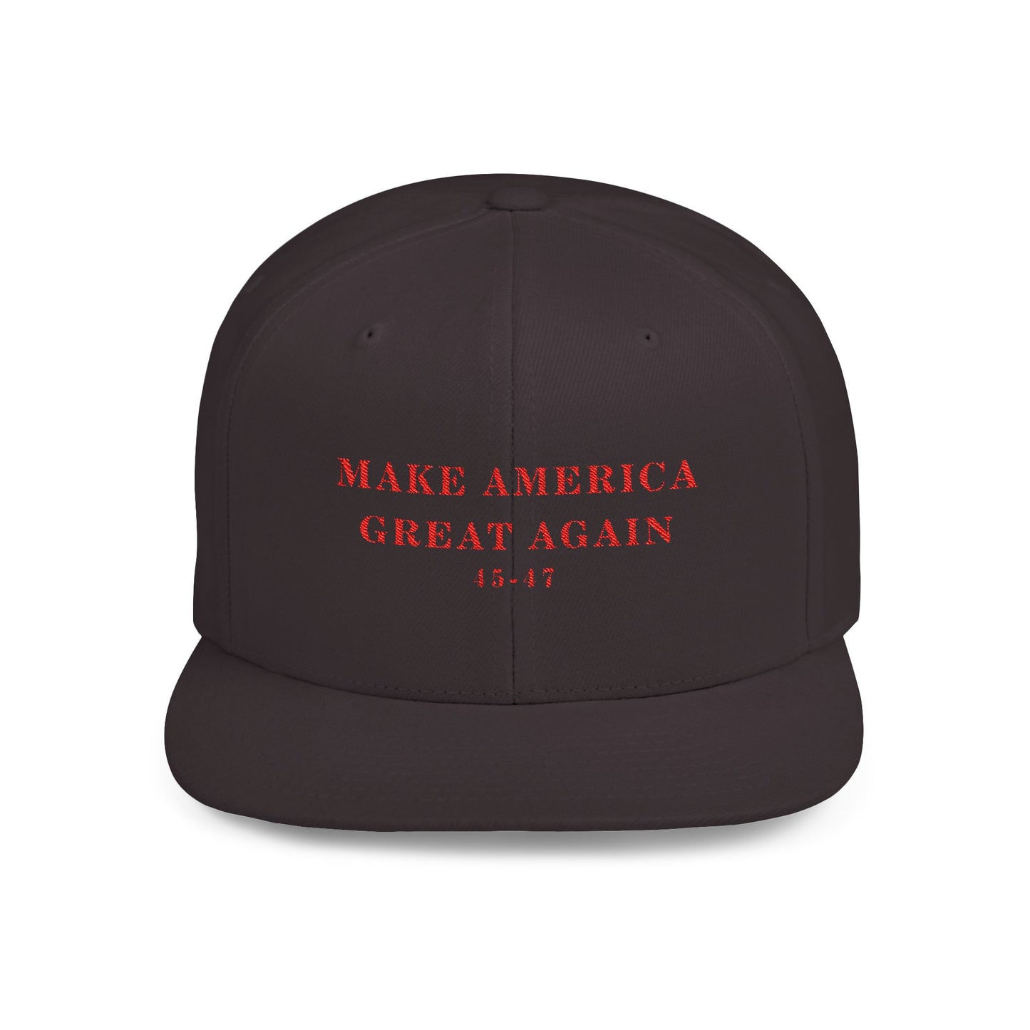 Make America Great Again 45-47 Flat Bill Snapback