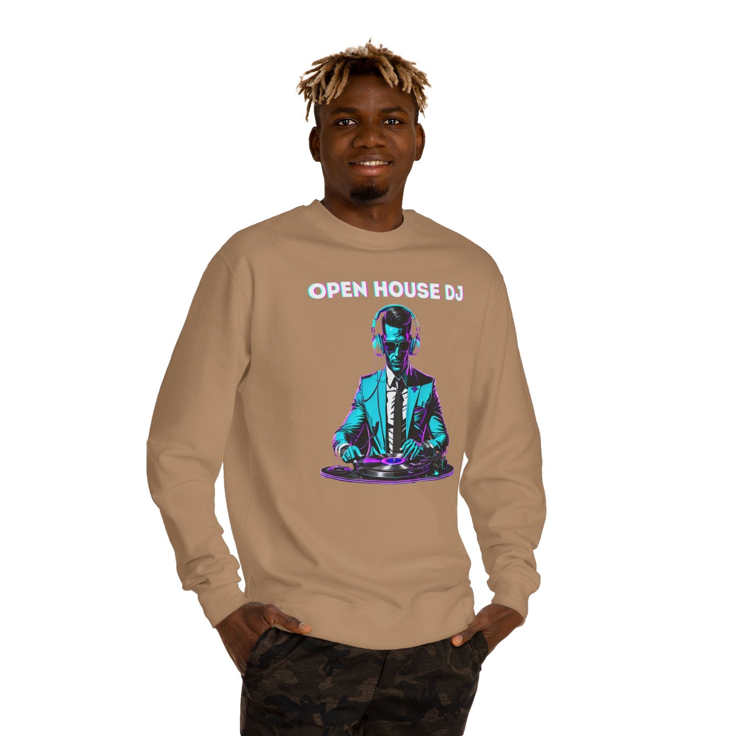 Open House DJ White — Crewneck