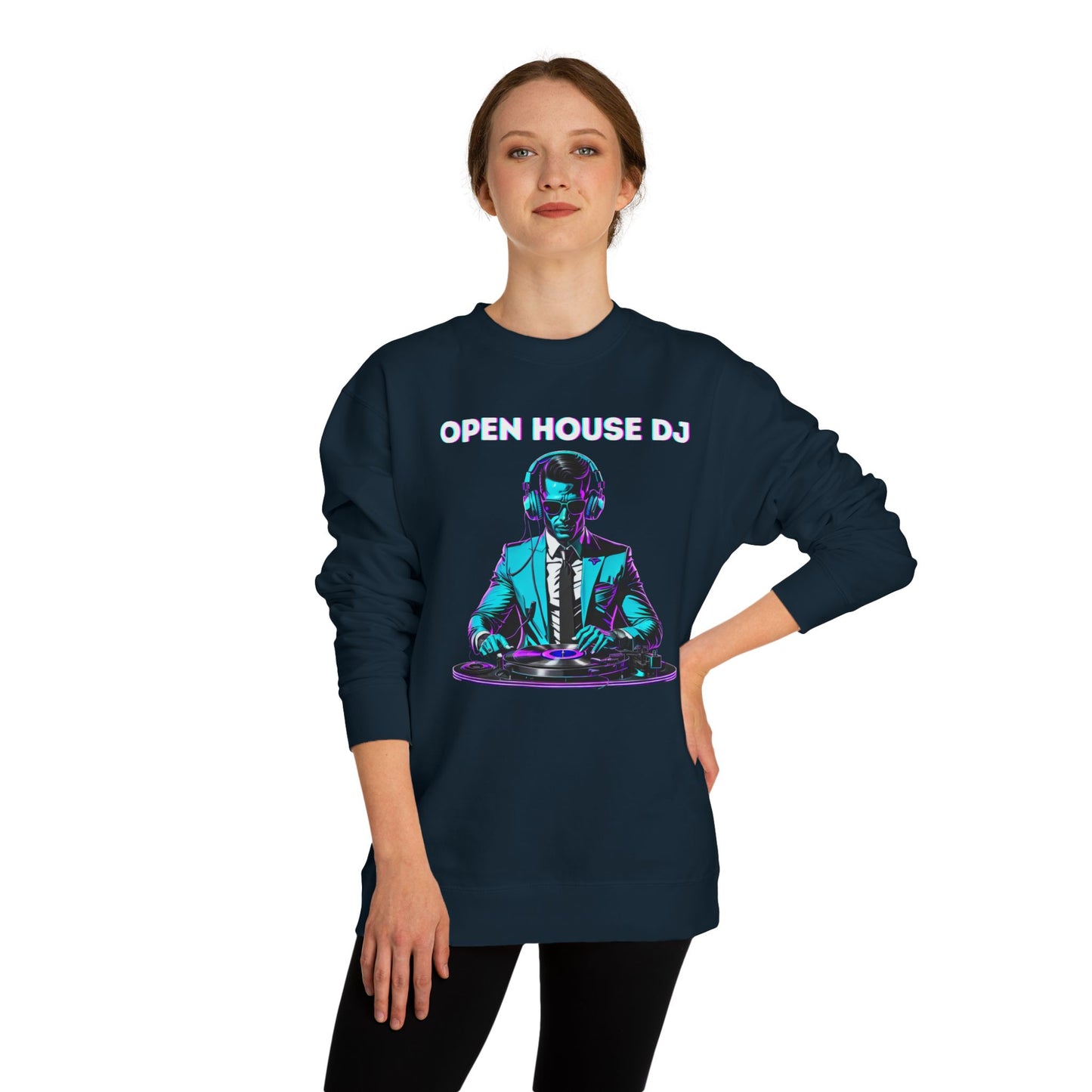 Open House DJ White — Crewneck
