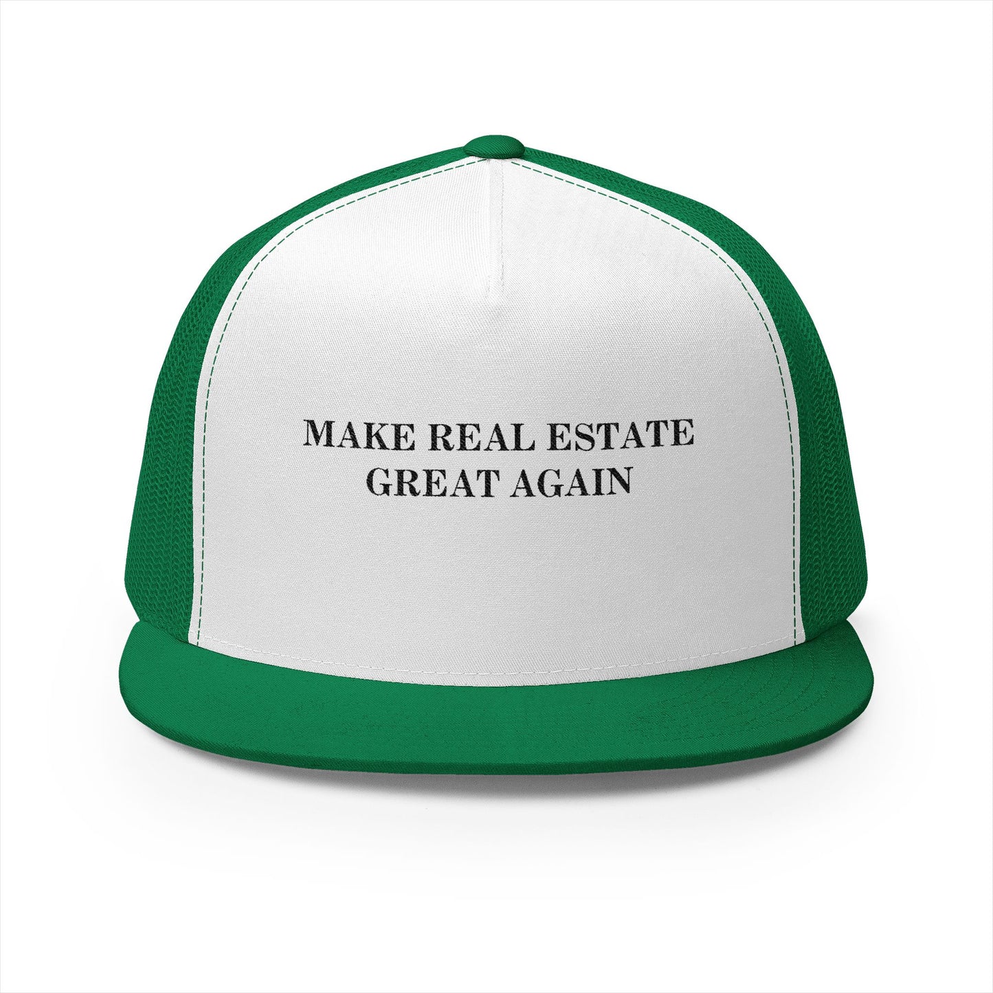 Make Real Estate Great Again - Embroidered 5 Panel Trucker