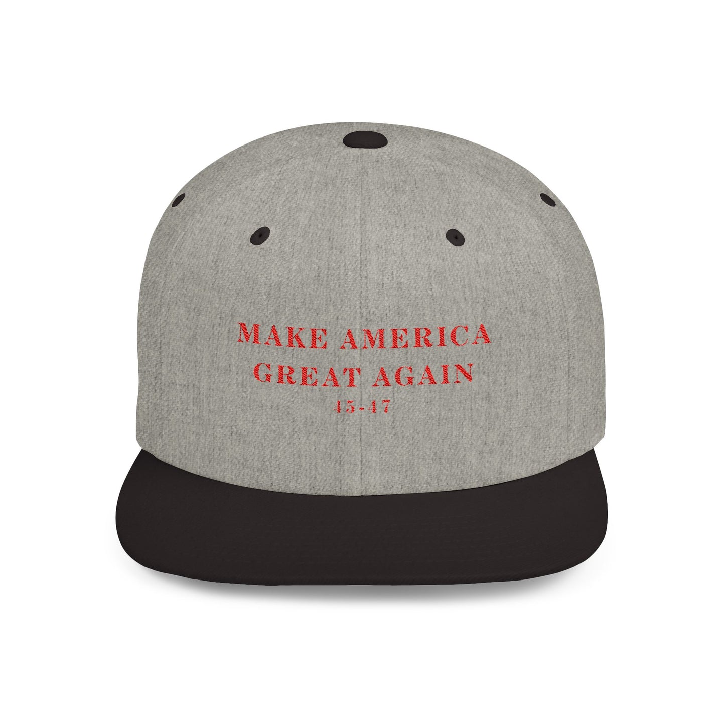 Make America Great Again 45-47 Flat Bill Snapback