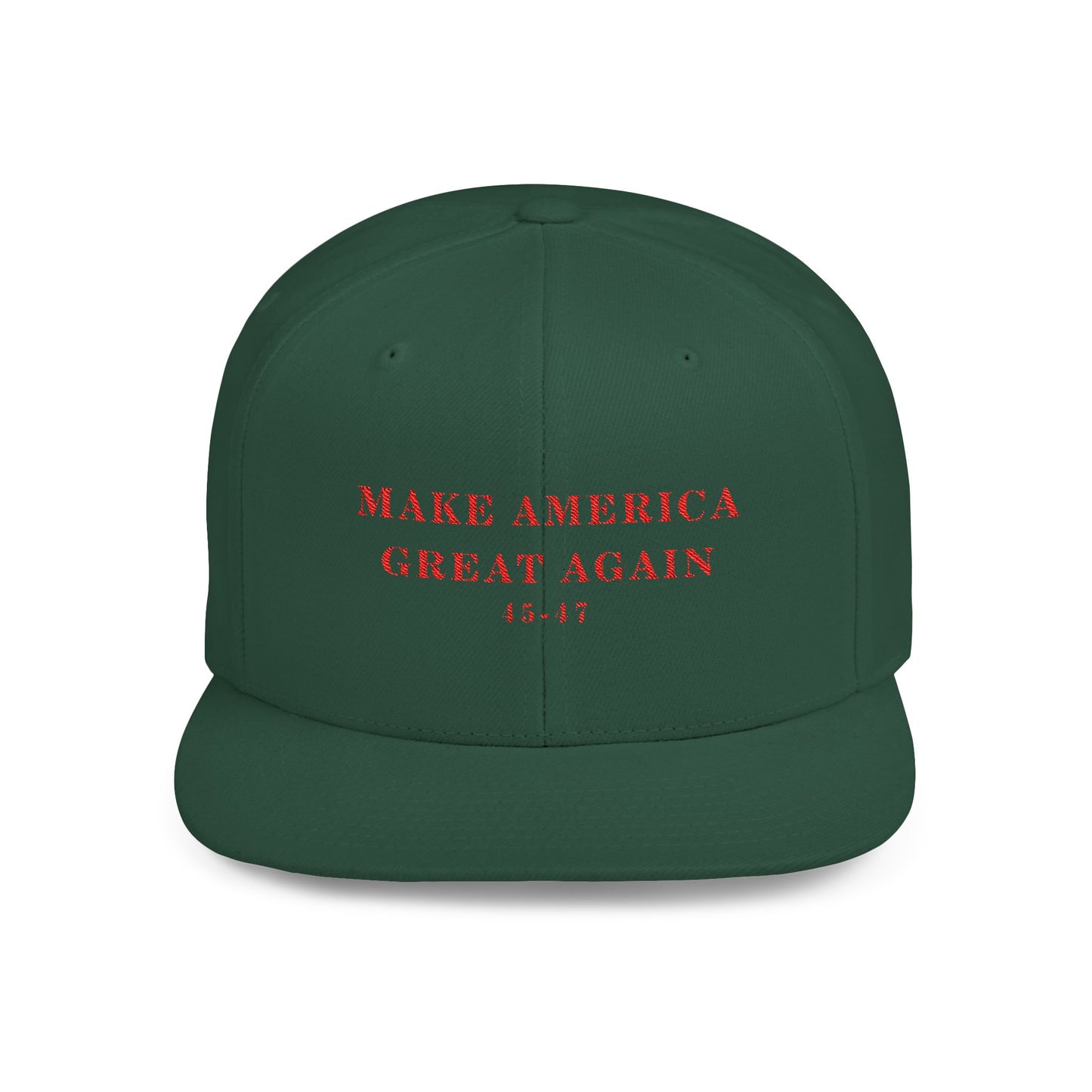 Make America Great Again 45-47 Flat Bill Snapback