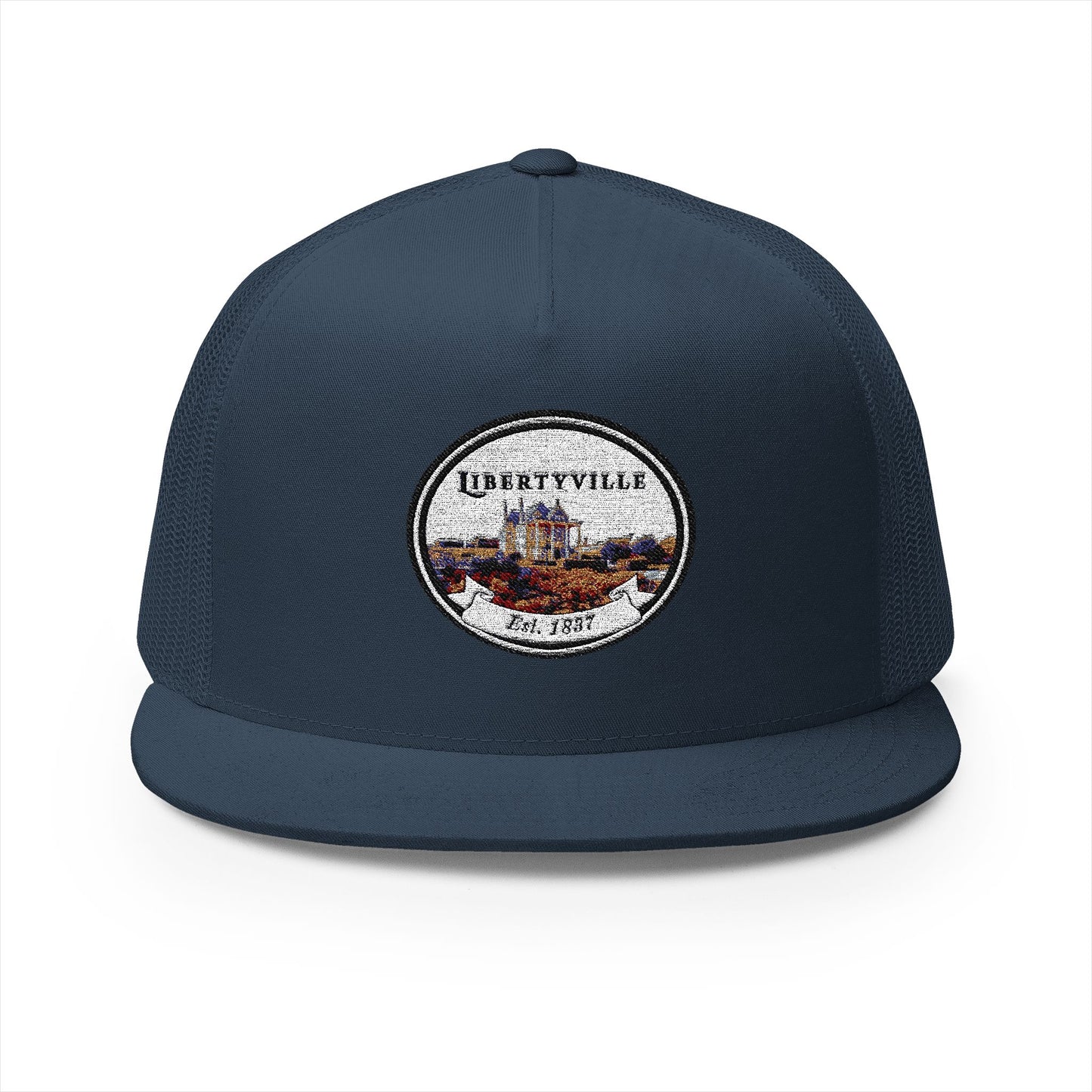 Libertyville Embroidered 5 Panel Trucker Cap