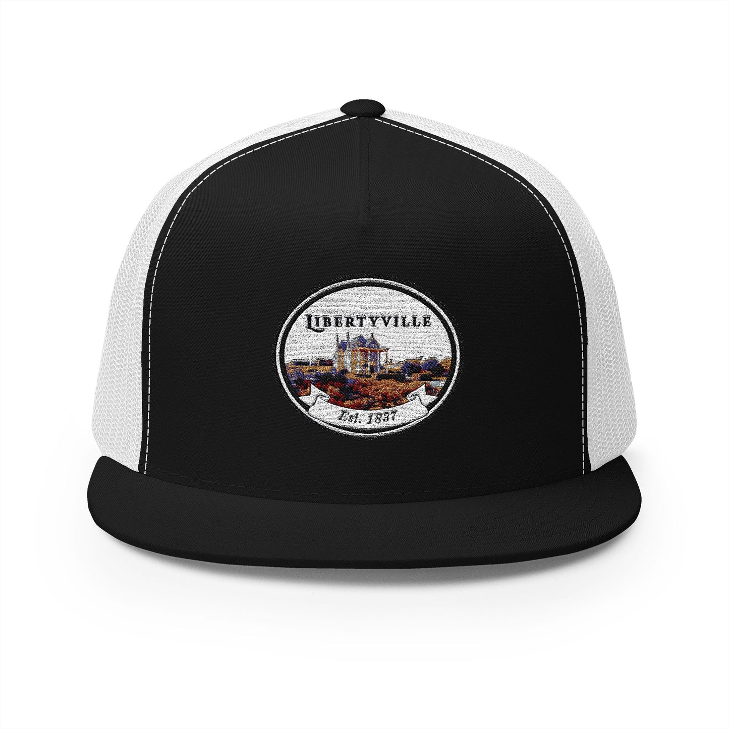 Libertyville Embroidered 5 Panel Trucker Cap