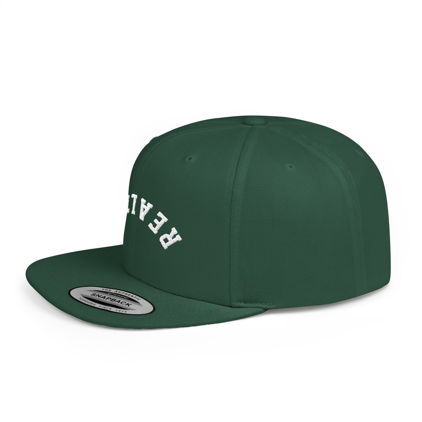 REALTOR White Flat Bill Snapback