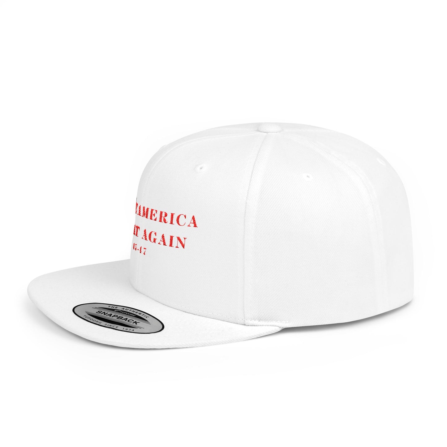 Make America Great Again 45-47 Flat Bill Snapback