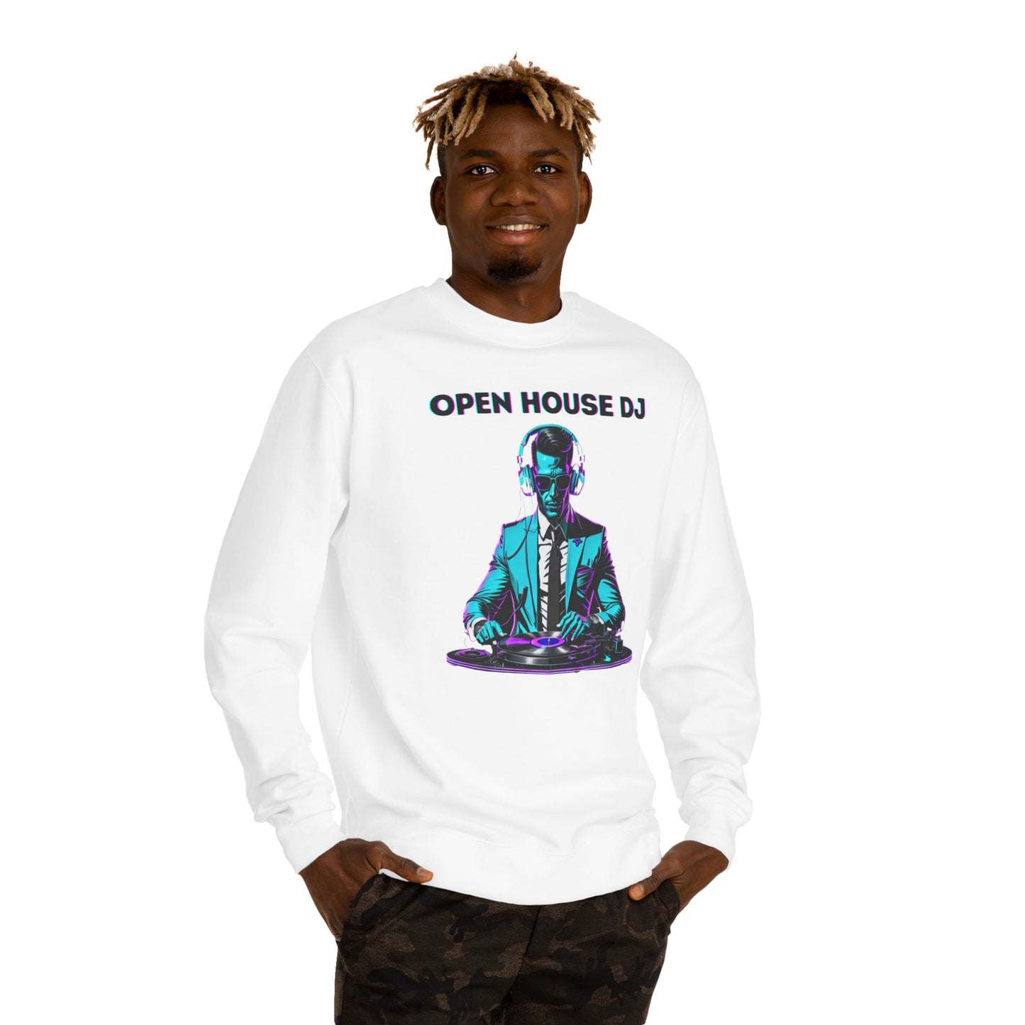 Open House DJ Black — Crewneck