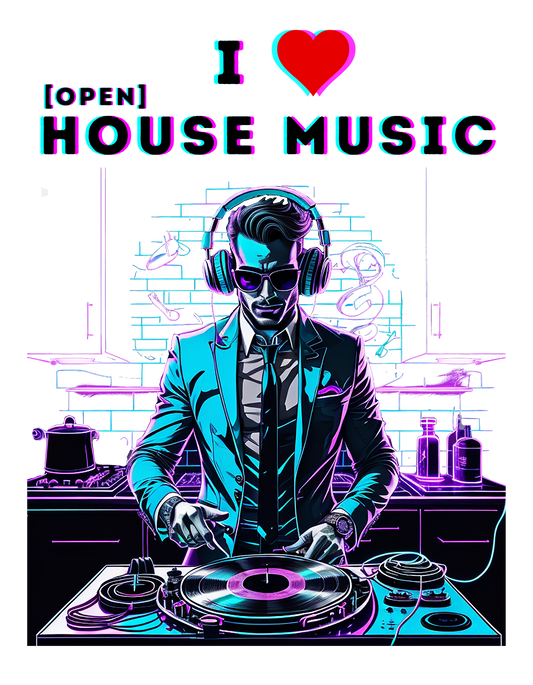 I Love Open House Music — Tee