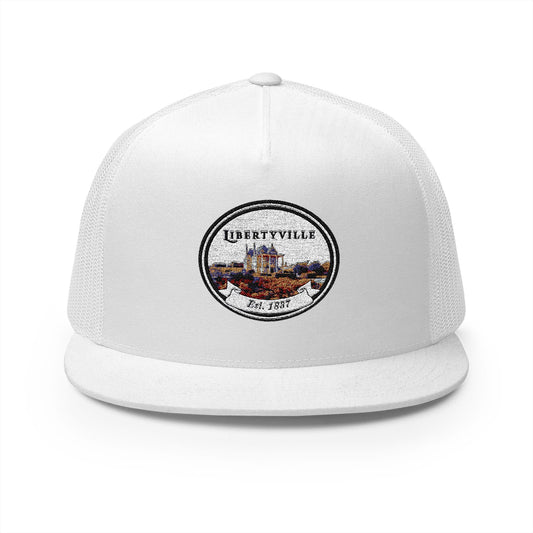 Libertyville Embroidered 5 Panel Trucker Cap