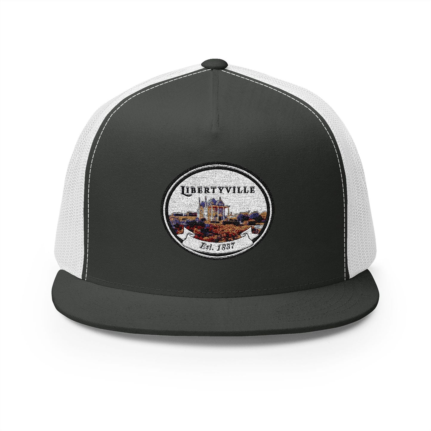 Libertyville Embroidered 5 Panel Trucker Cap