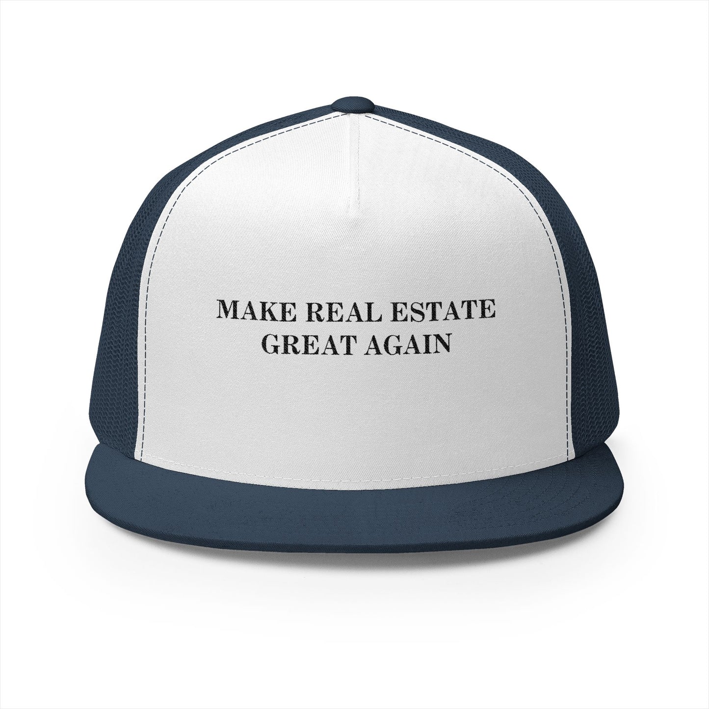 Make Real Estate Great Again - Embroidered 5 Panel Trucker