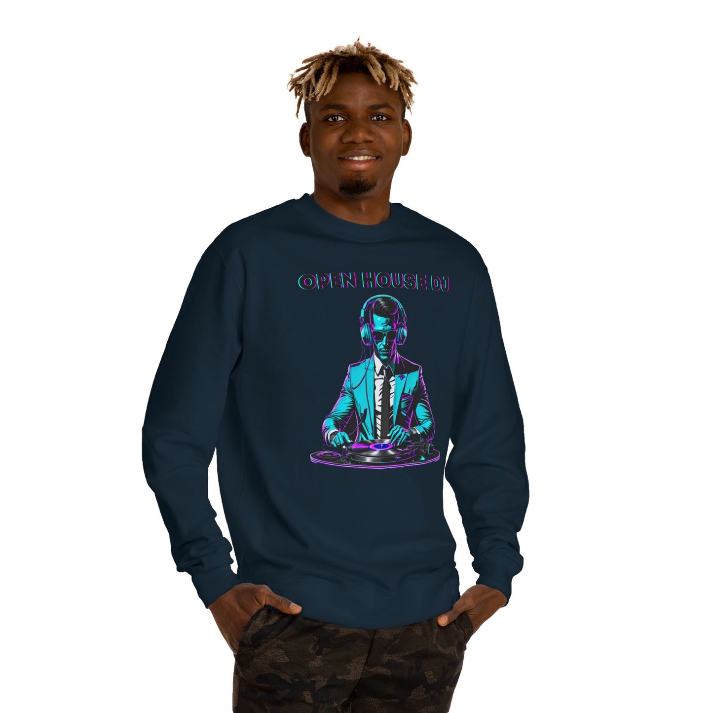 Open House DJ Black — Crewneck