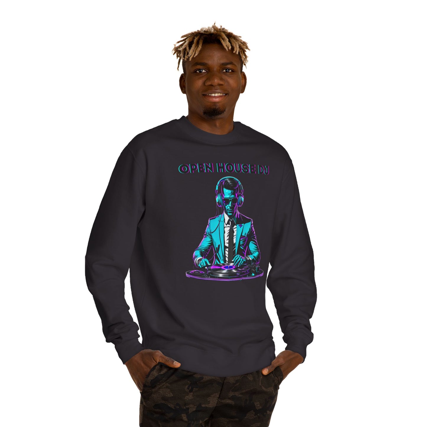 Open House DJ Black — Crewneck