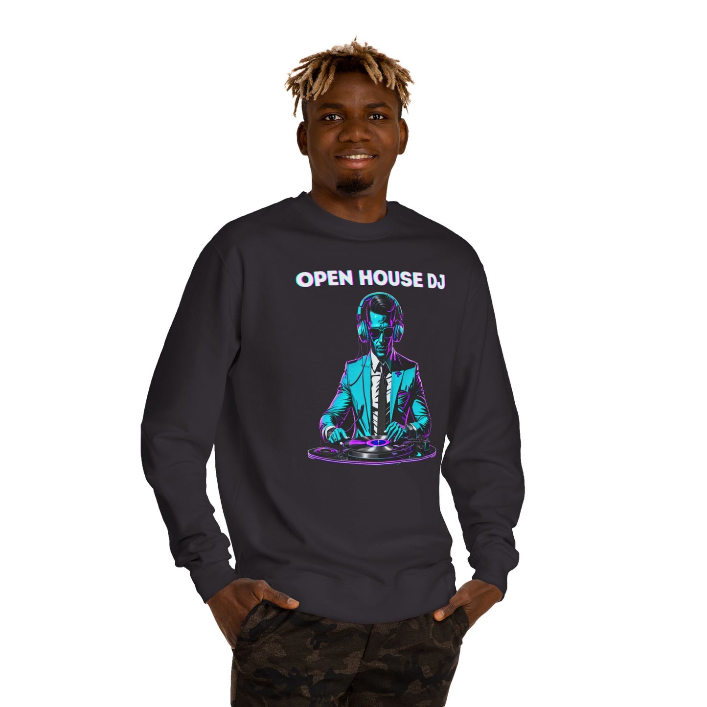 Open House DJ White — Crewneck