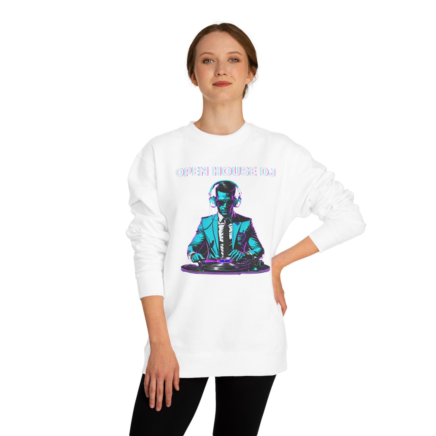 Open House DJ White — Crewneck