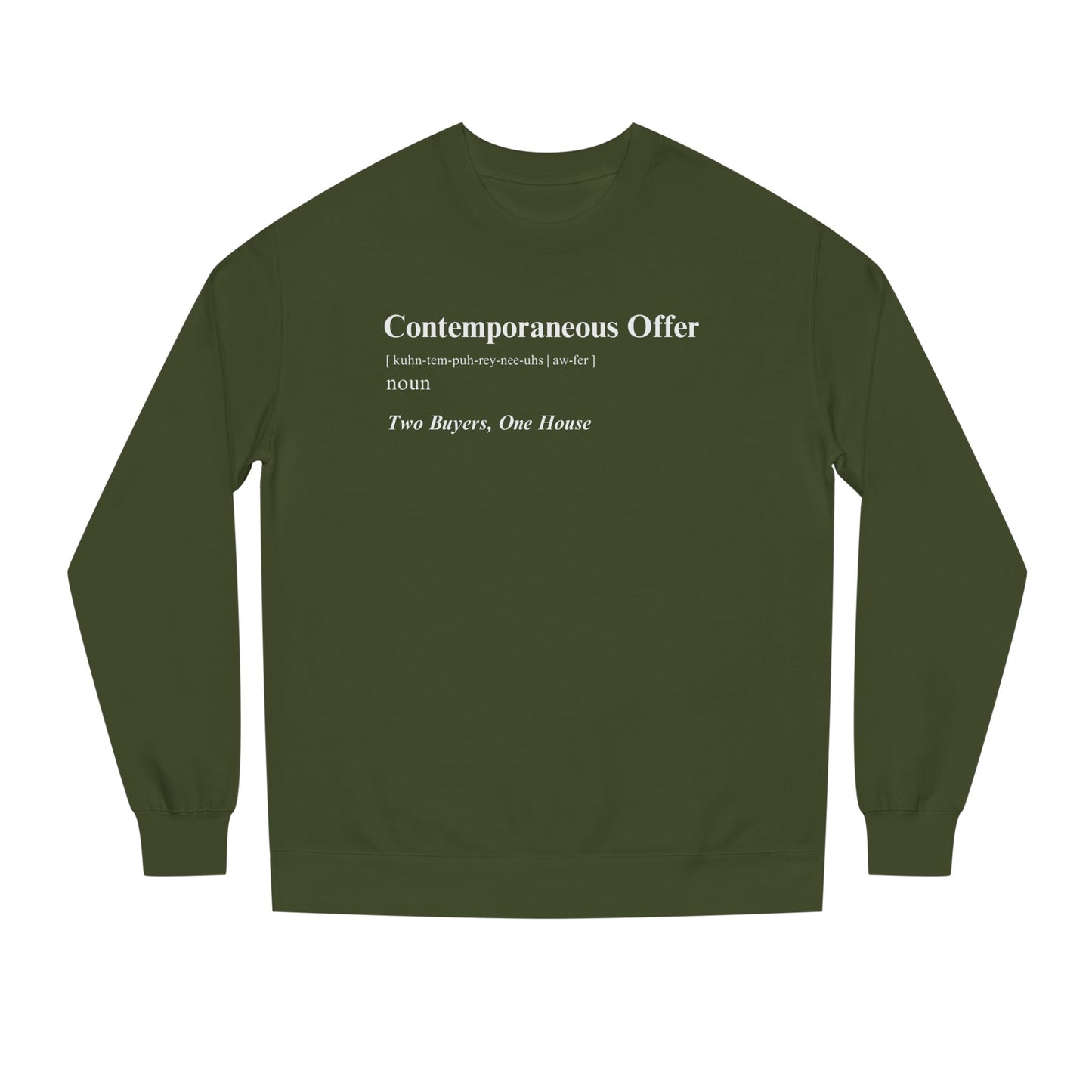 Contemporaneous Offer Dark — Crewneck