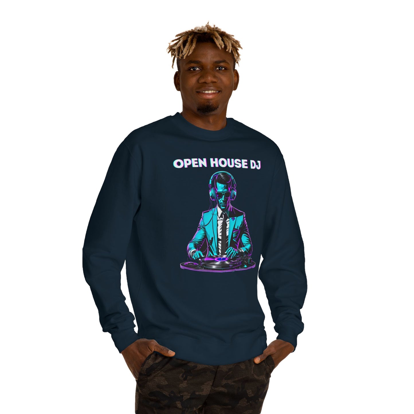 Open House DJ White — Crewneck