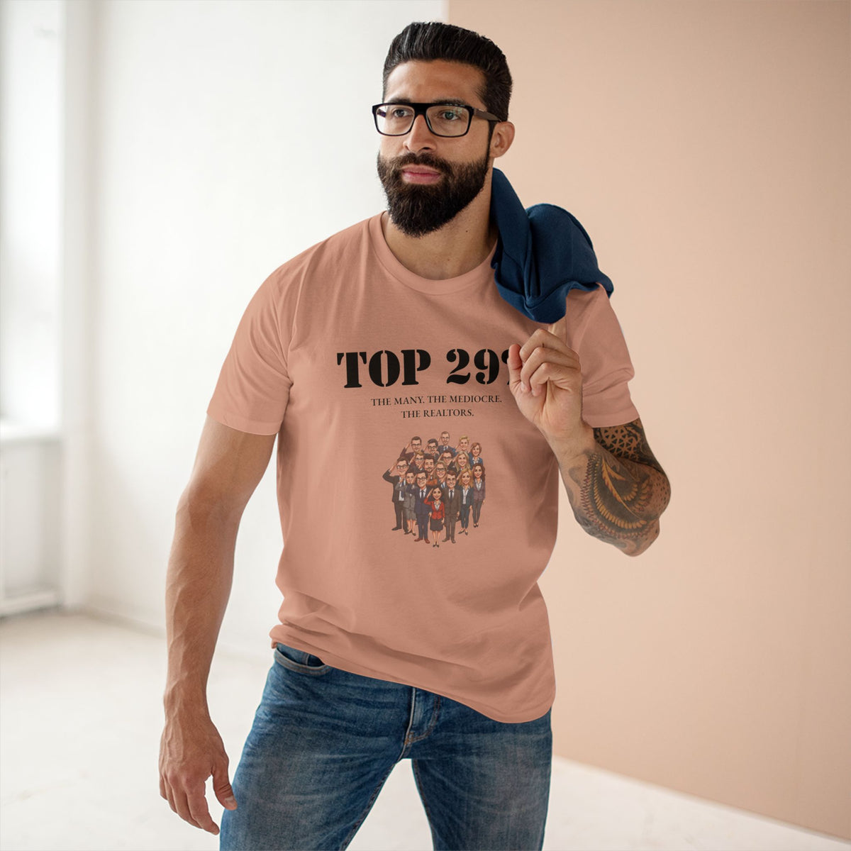 T-shirt printed with the Top 29% design