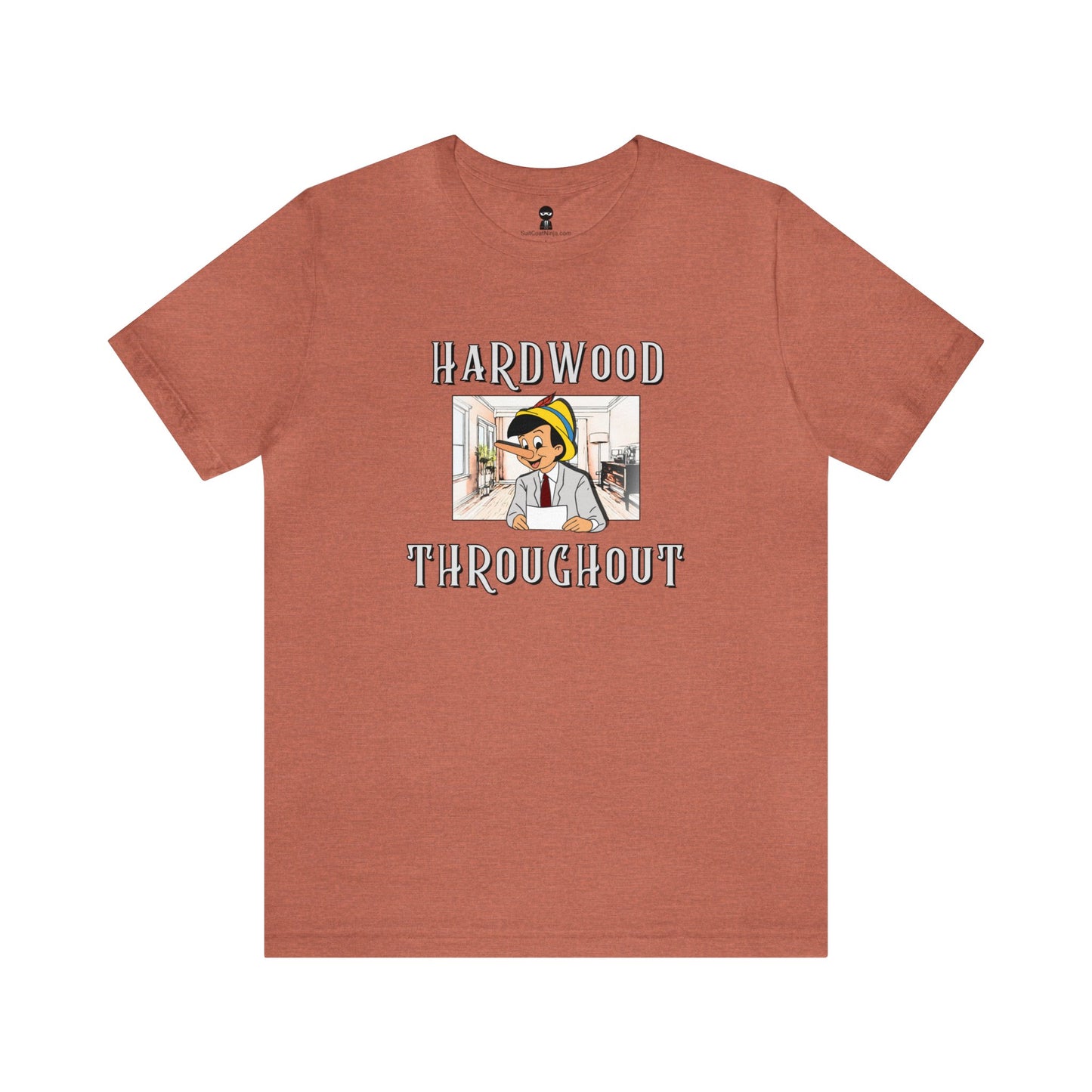 Hardwood Throughout Heavy Cotton Tee