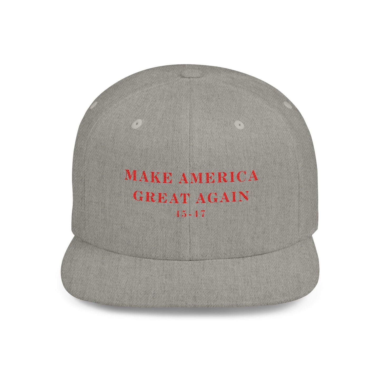 Make America Great Again 45-47 Flat Bill Snapback