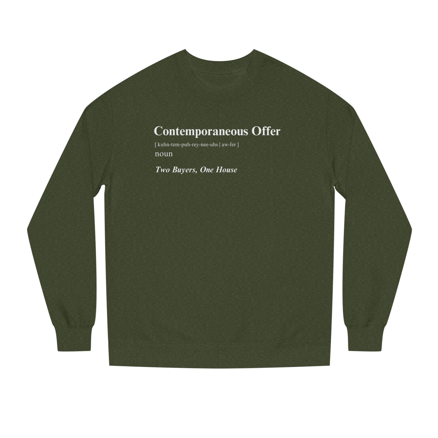 Contemporaneous Offer Dark — Crewneck