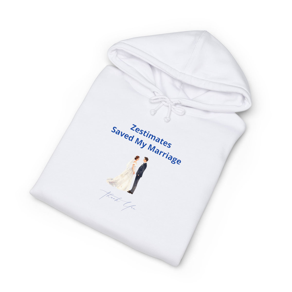 Hoodie printed with the Zestimates design