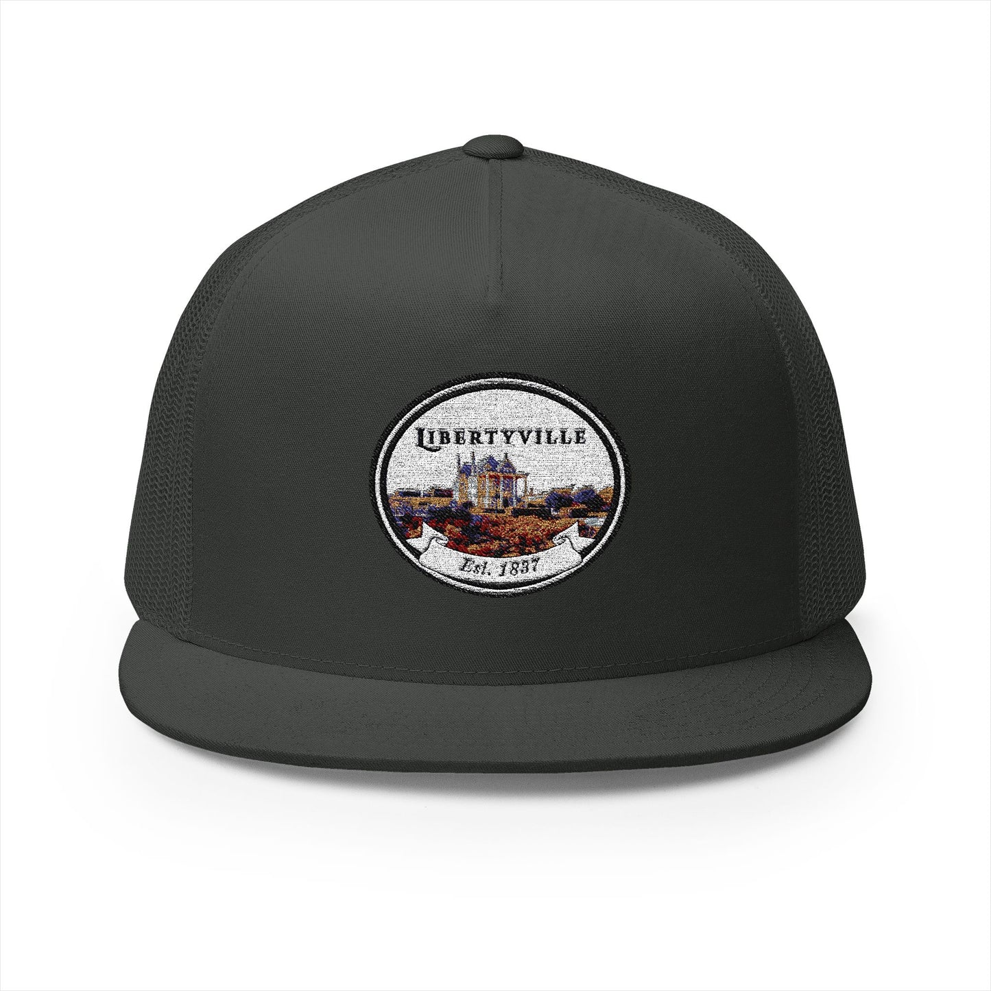 Libertyville Embroidered 5 Panel Trucker Cap