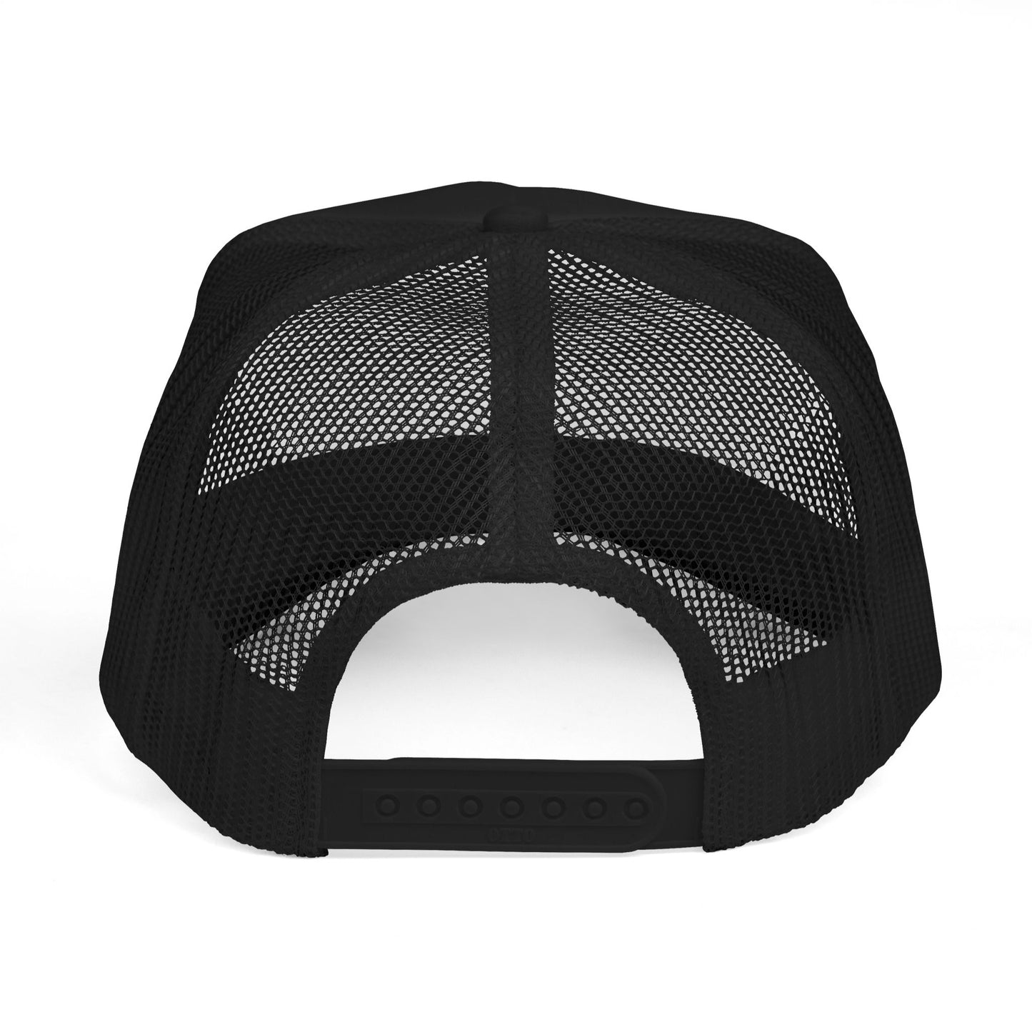 Retro Embroidered 5 Panel Trucker Cap - LV Hand Sign