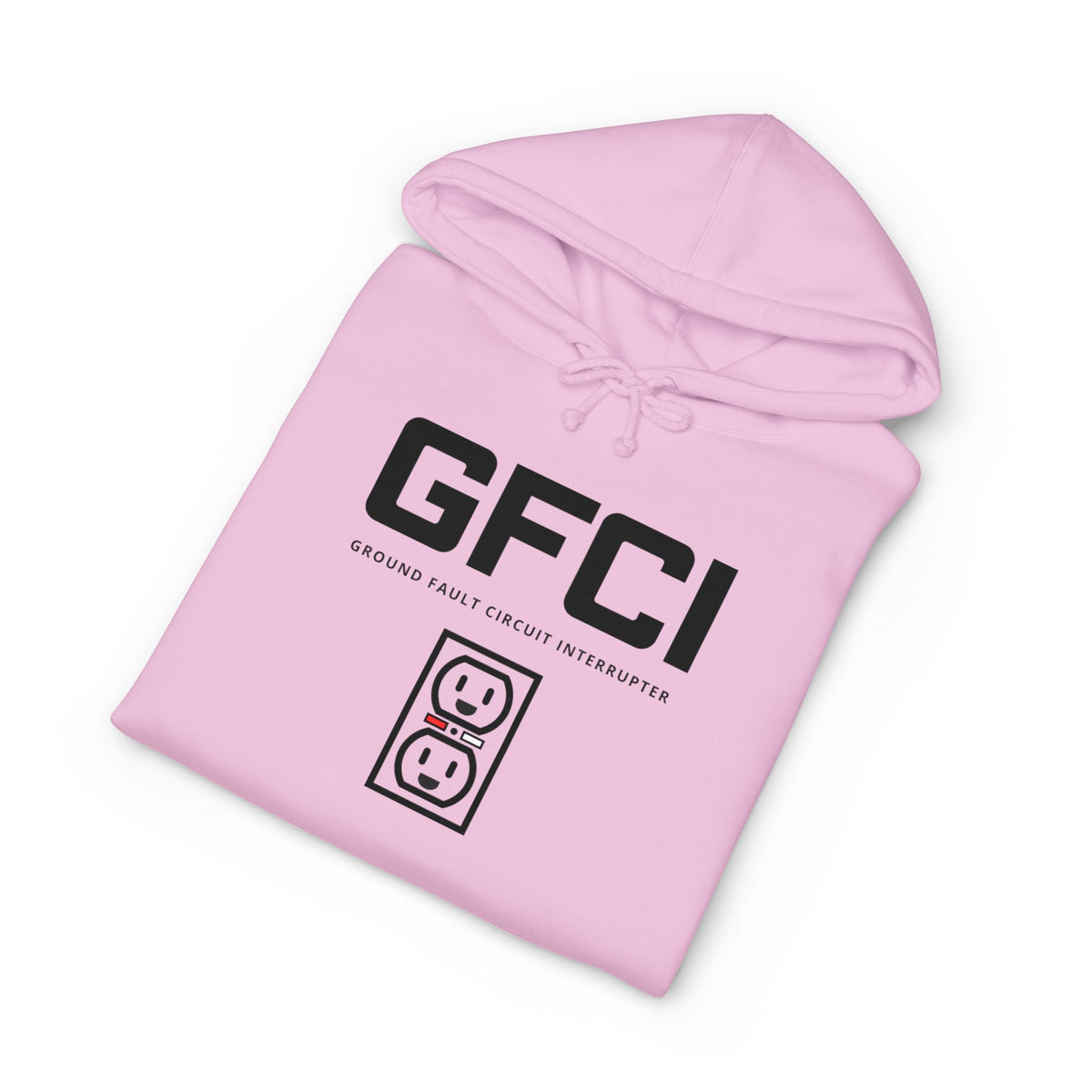 Hoodie printed with the GFCI design