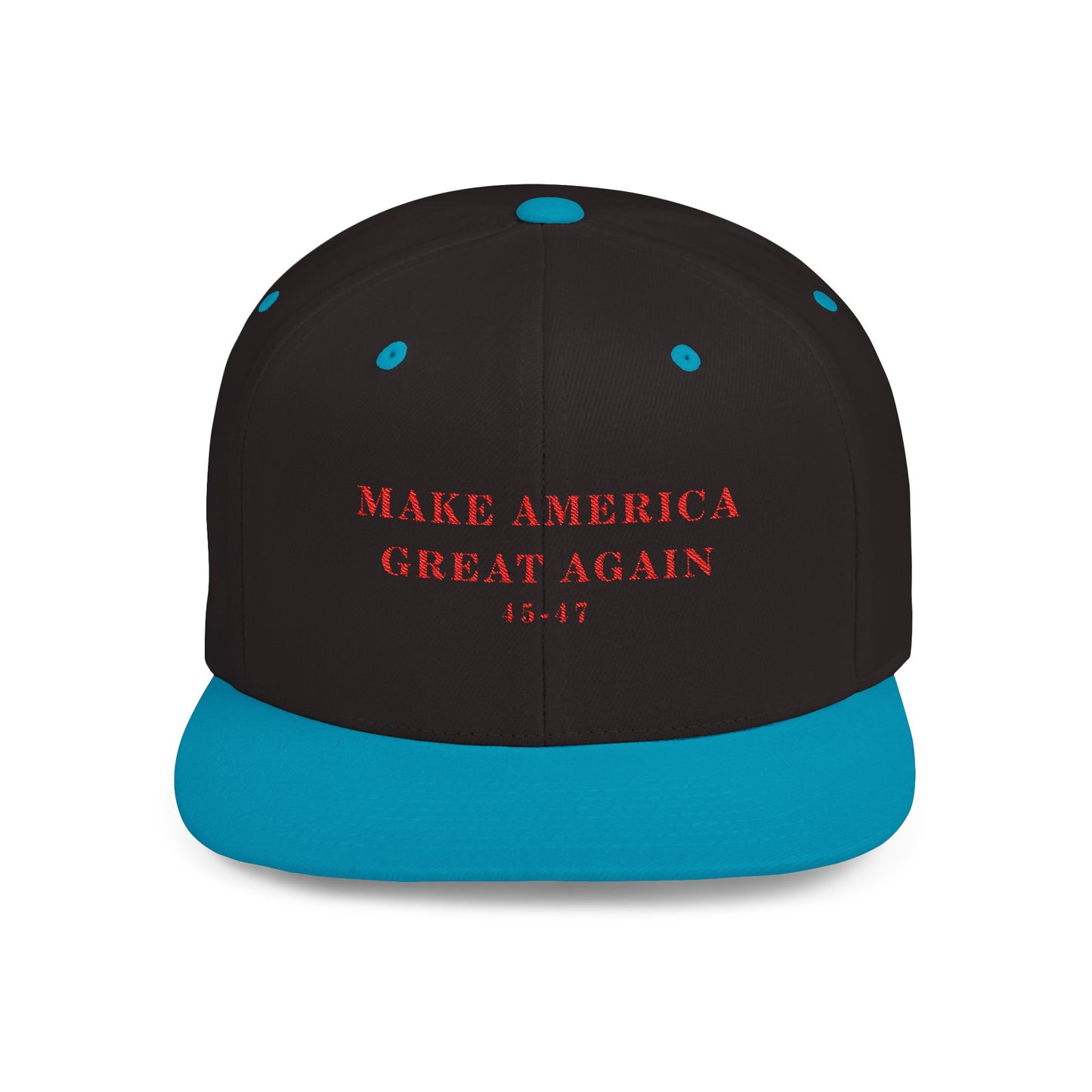 Make America Great Again 45-47 Flat Bill Snapback