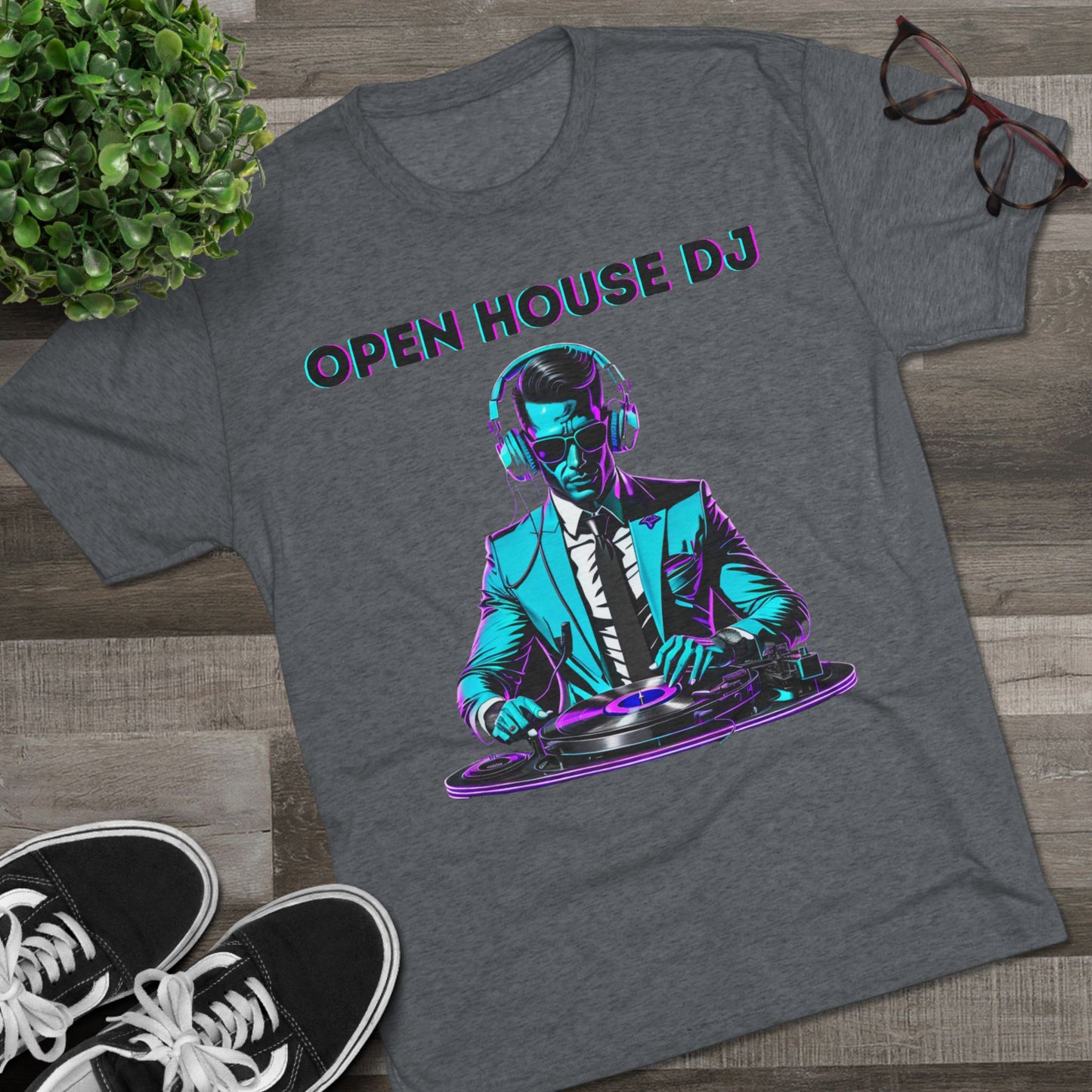 Open House DJ Tri-Blend Tee