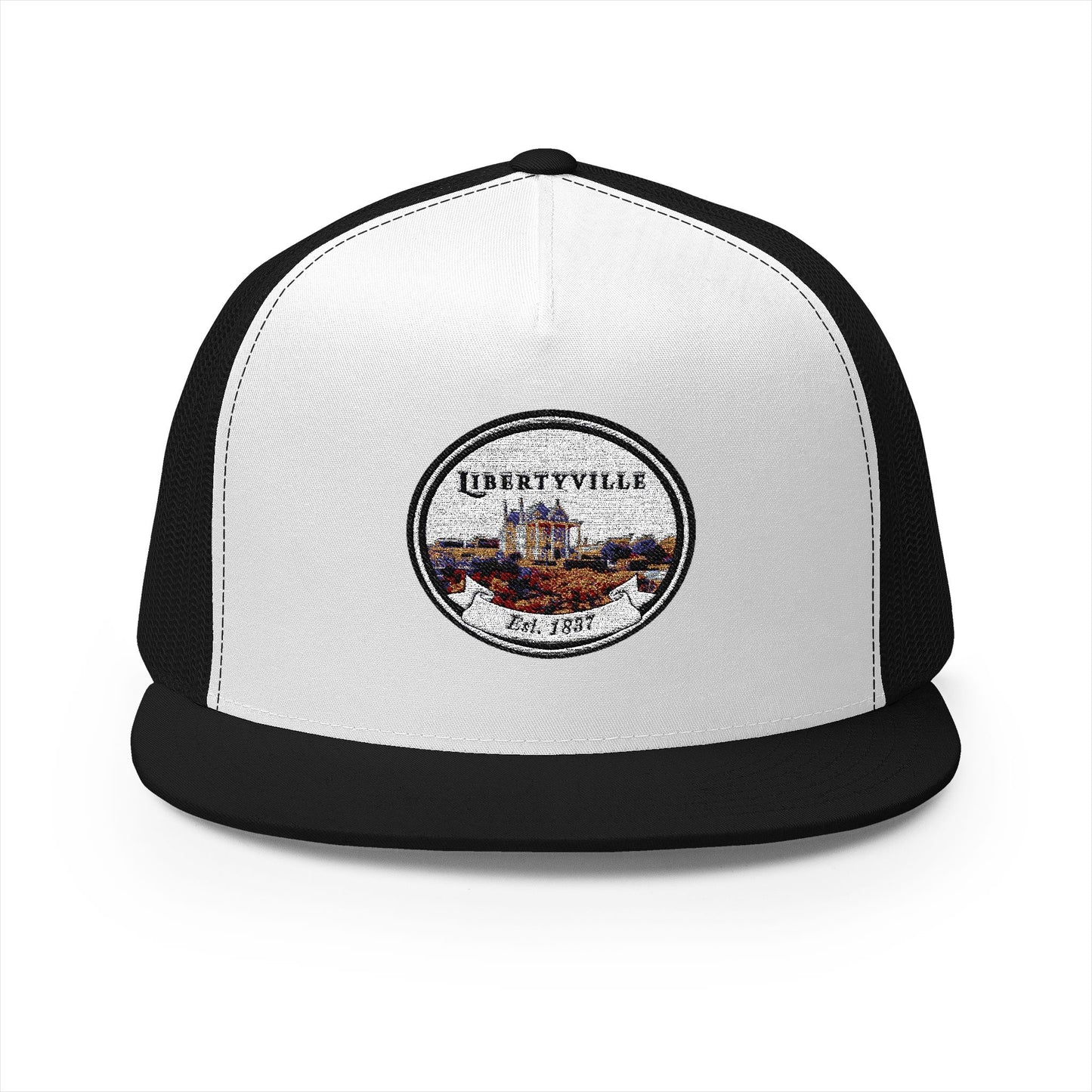 Libertyville Embroidered 5 Panel Trucker Cap