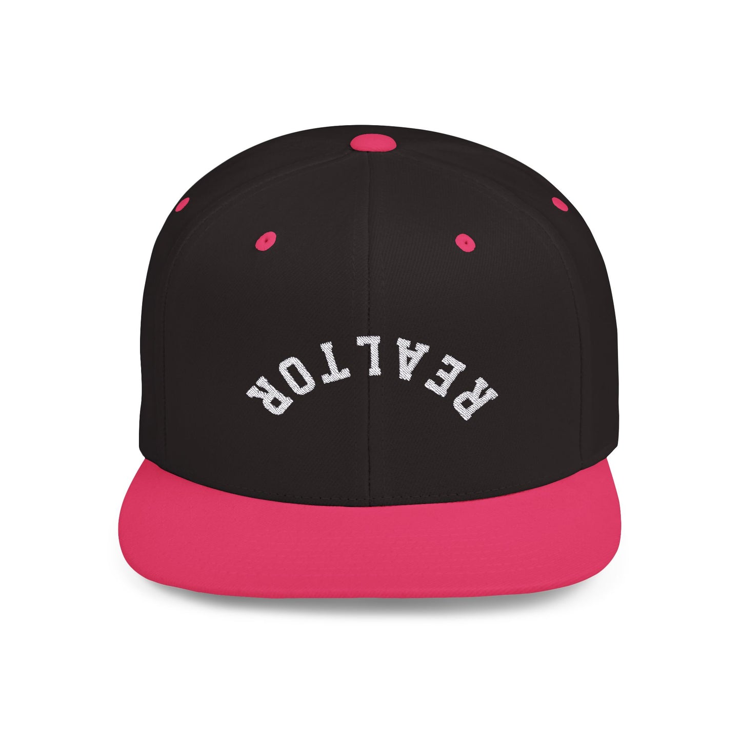 REALTOR White Flat Bill Snapback